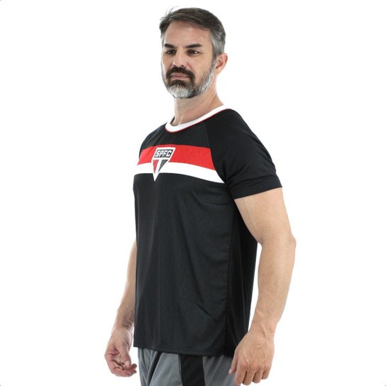 Camisa Braziline São Paulo Pristine Preta - Masculina
