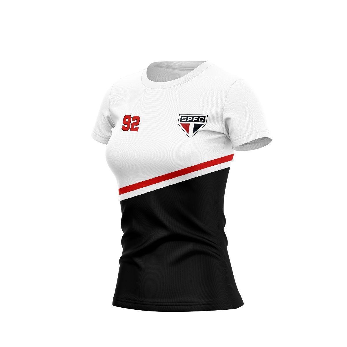 Camisa do SÃO PAULO FC Feminina Original CHAMPIONS 92 Oficial Licenciada