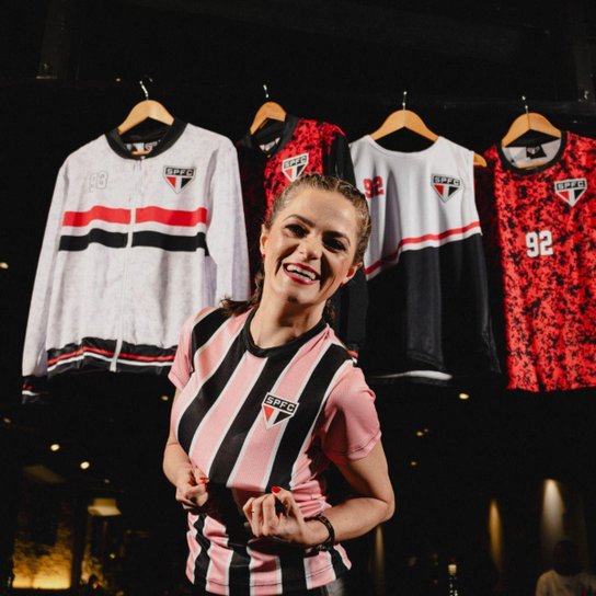 Camisa do SÃO PAULO FC Feminina Original QUEEN Oficial Licenciada