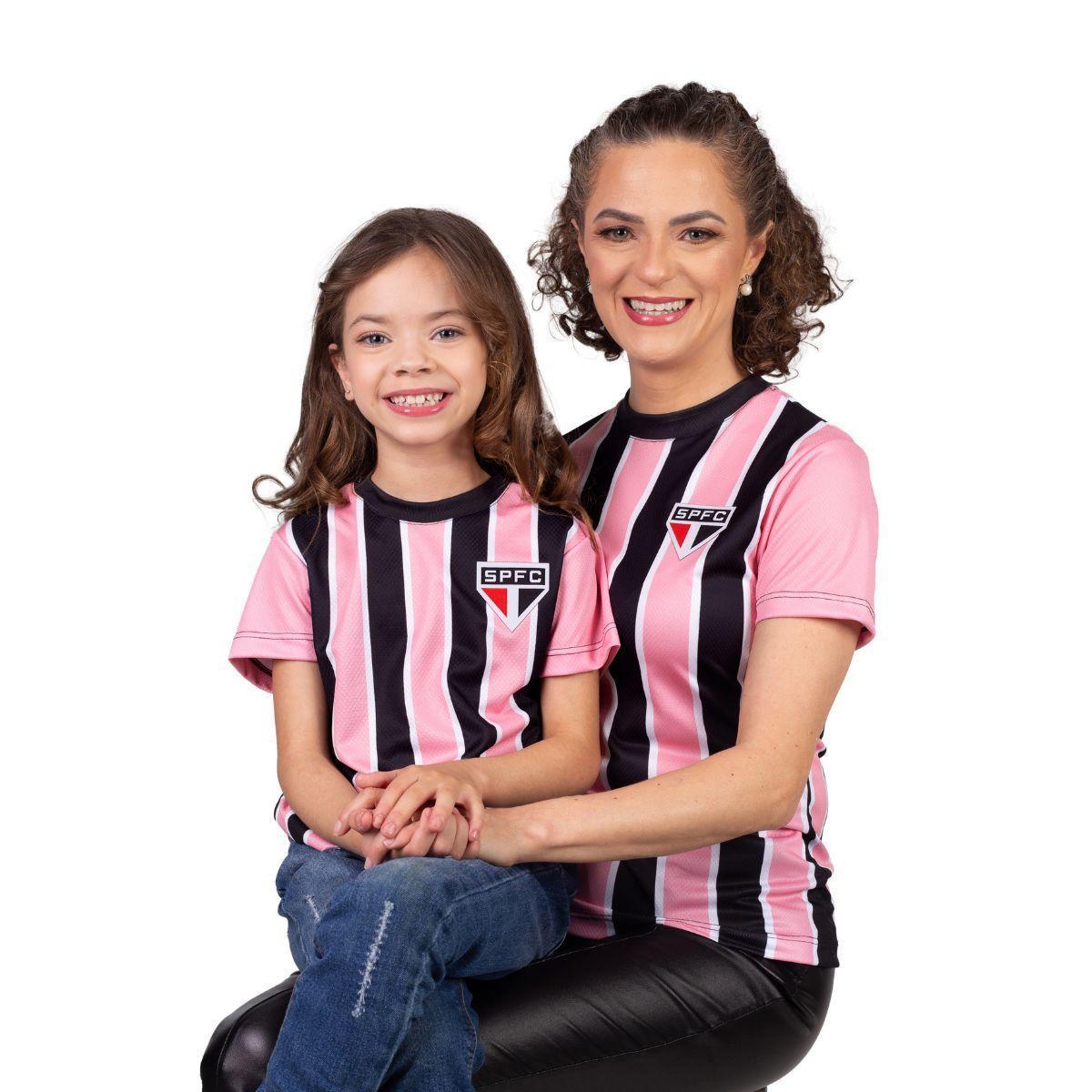 Camisa do SÃO PAULO FC Infantil Feminina Original QUEEN Oficial Licenciada — foto 3