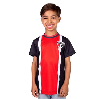 Camisa do SÃO PAULO FC Infantil Original BETTER Oficial Licenciada - Vermelho