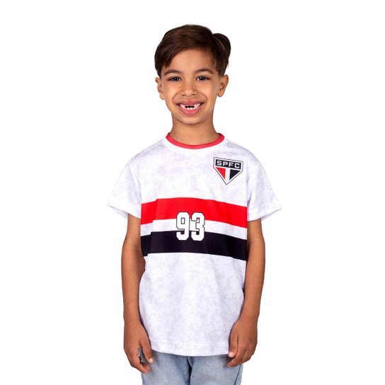 Camisa do SÃO PAULO FC Infantil Original DOMAIN 93 Oficial Licenciada