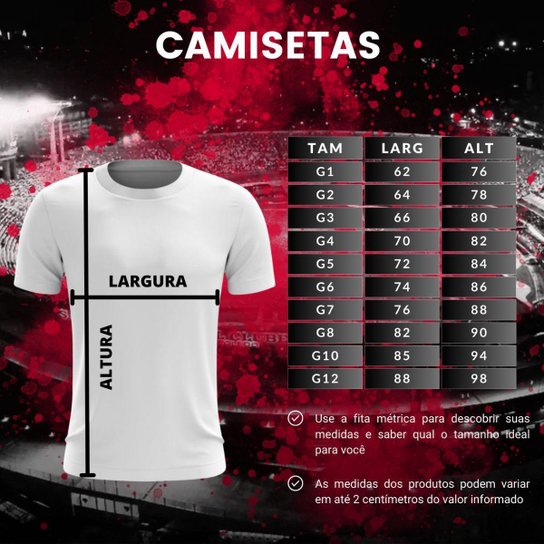 Camisa do SÃO PAULO FC Original Plus Size BETTER Oficial Licenciada