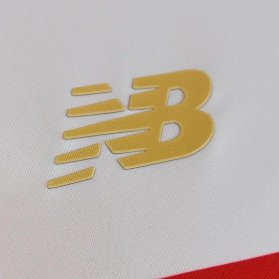 CAMISA INFANTIL SÃO PAULO I 2025 NEW BALANCE BRANCA