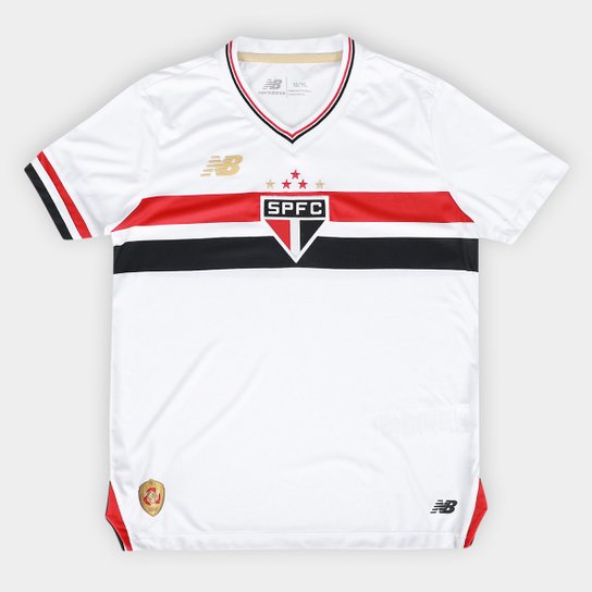 Camisa Infantil São Paulo I 25/26 Torcedor New Balance