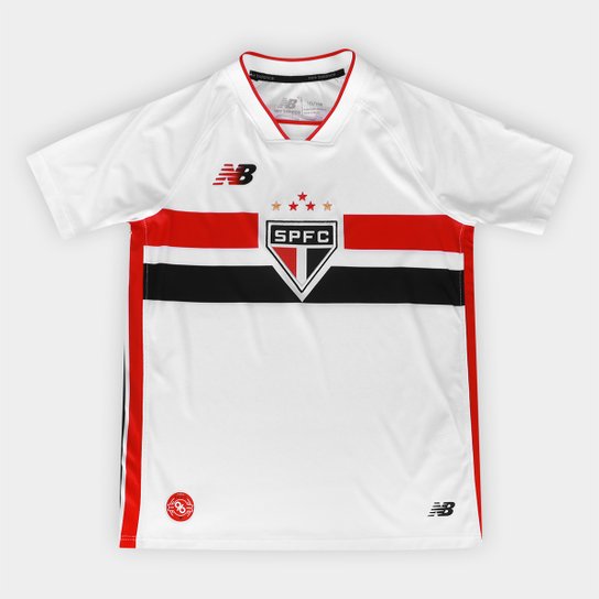 Camisa Infantil São Paulo I 26/27 Torcedor New Balance