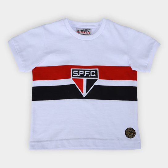 Camisa Infantil São Paulo Retrô 1970 Athleta