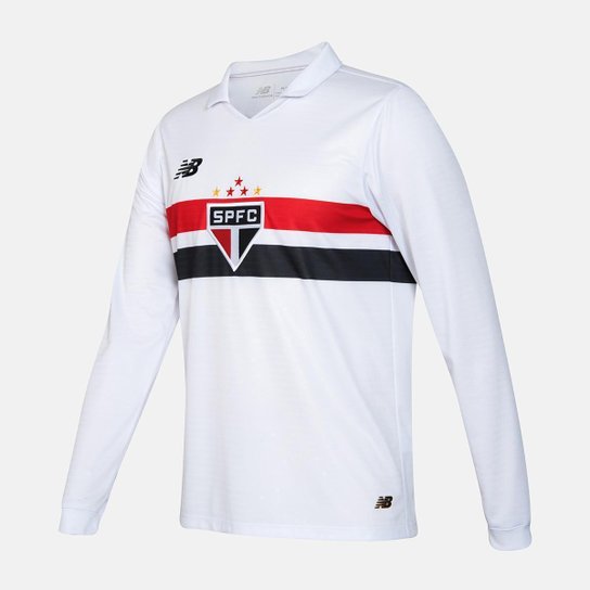 Camisa Manga Longa Home São Paulo New Balance Masculina