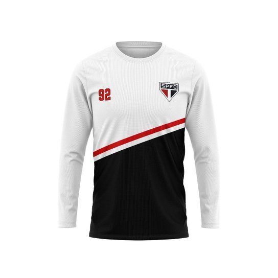 Camisa Manga Longa SÃO PAULO FC Infantil Original CHAMPIONS 92 Oficial Licenciada