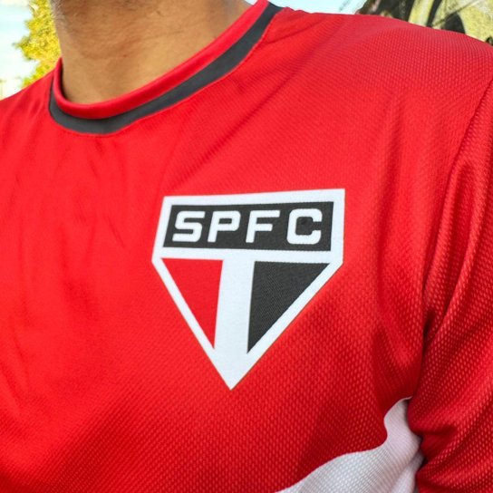Camisa Manga Longa SÃO PAULO FC Original Infantil Strong Oficial Licenciada