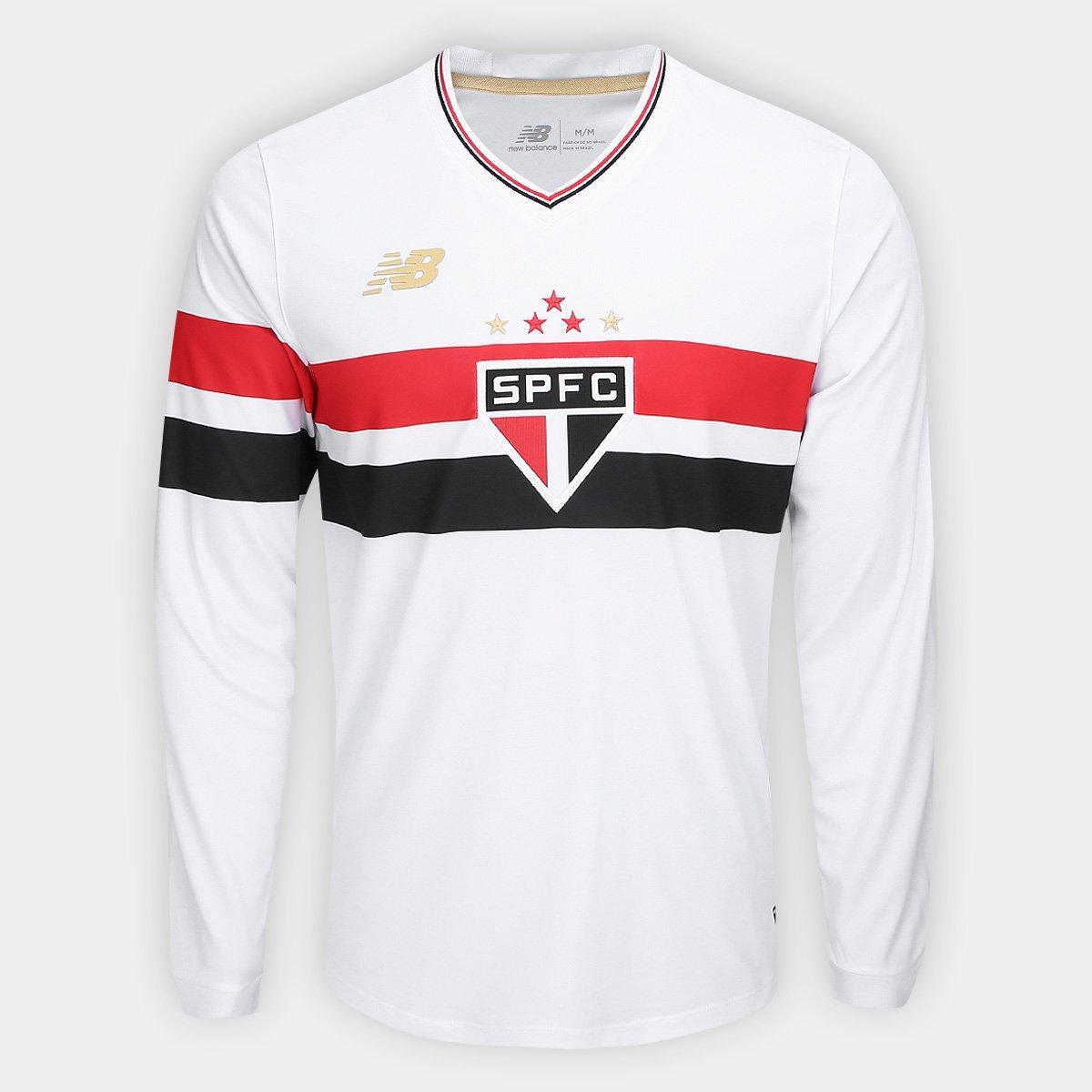 Camisa Manga Longa São Paulo I 25/26 s/n New Balance