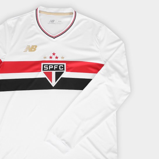 Camisa Manga Longa São Paulo I 25/26 s/n New Balance