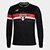 Camisa Manga Longa São Paulo III 25/26 s/n Jogador Comemorativa New Balance Masculina - Preto+Vermelho