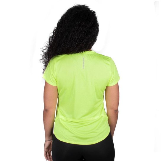 Camisa New Balance Accelerate Feminina Amarelo Neon