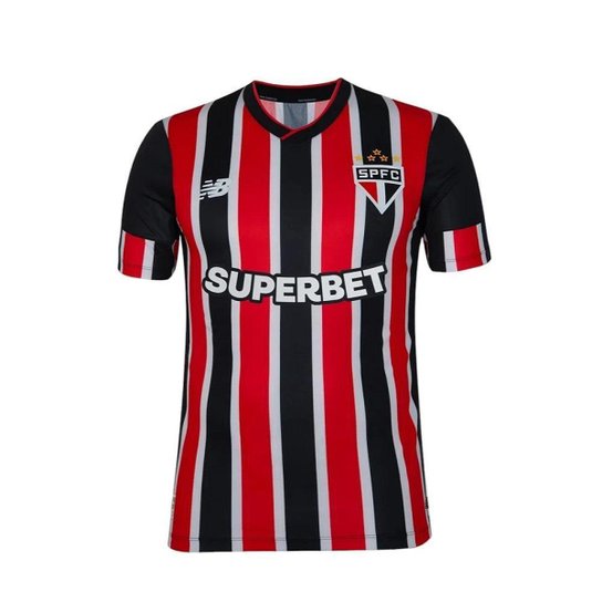 Camisa New Balance Away São Paulo 2024 Com Patrocínio Masculina