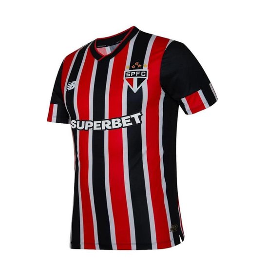 Camisa New Balance Away São Paulo 2024 Com Patrocínio Masculina
