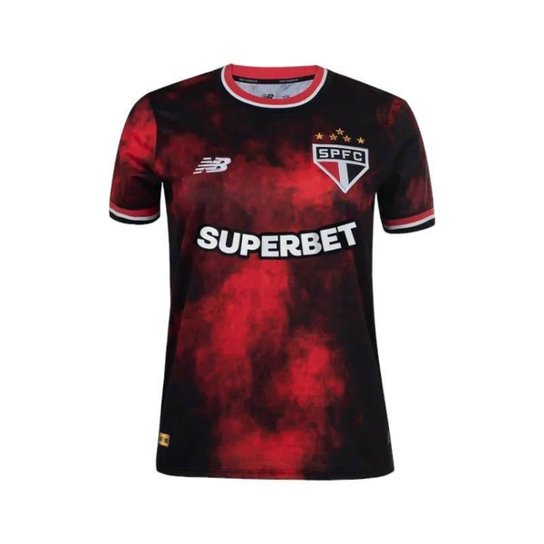Camisa New Balance Comemorativa São Paulo 2024 Torcedor Feminina