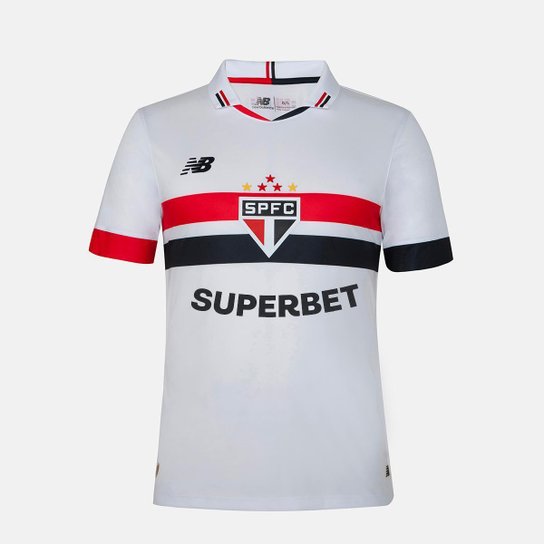 Camisa New Balance Home Spfc 2024 Jogador C/P Masculina