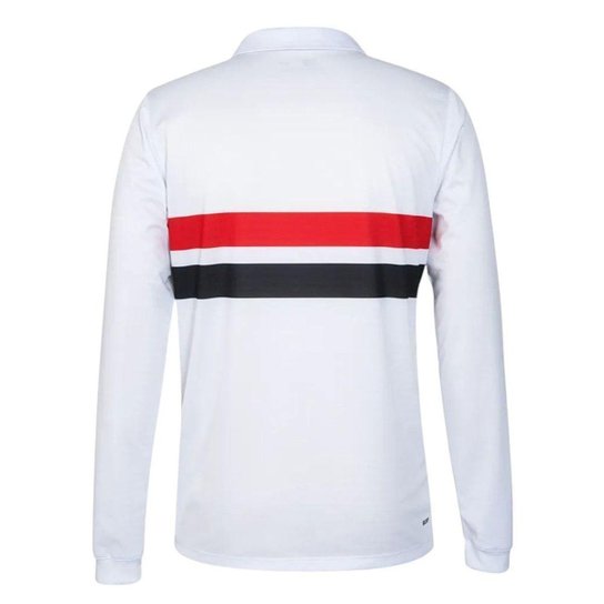 Camisa New Balance Manga Longa São Paulo Home Masculina - Branco PP