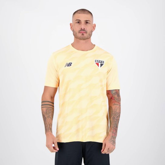 Camisa New Balance São Paulo 2024 Treino Laranja