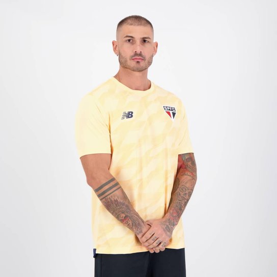 Camisa New Balance São Paulo 2024 Treino Laranja