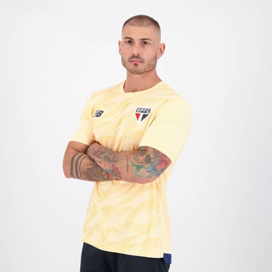 Camisa New Balance São Paulo 2024 Treino Laranja