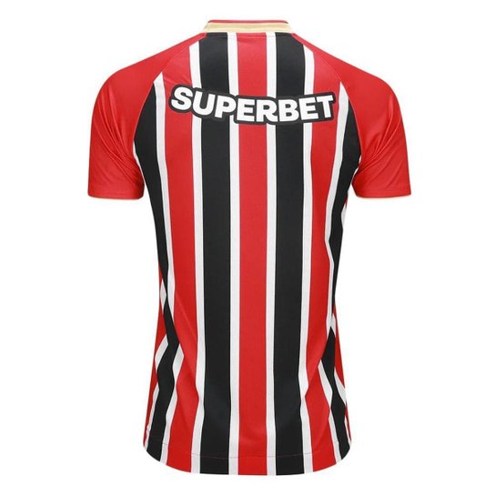 CAMISA NEW BALANCE SÃO PAULO F.C II 2025 MASCULINO - JOGADOR - VERM/PTO GGGGG