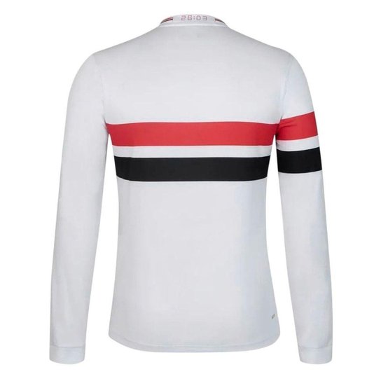 Camisa New Balance São Paulo I Manga Longa 2025/26 Unissex - Branco PP