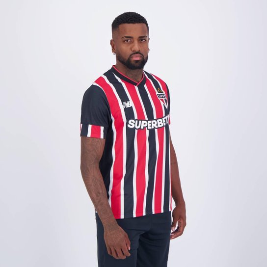 Camisa New Balance São Paulo II 2024 Com Patrocínio