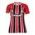 CAMISA NEW BALANCE SÃO PAULO II 2025 FEMININA - TORCEDOR - VERM/PTO G - Vermelho+Preto
