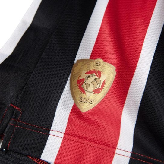 CAMISA NEW BALANCE SÃO PAULO II 2025 FEMININA - TORCEDOR - VERM/PTO G