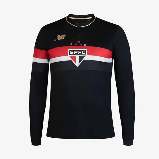 Camisa New Balance São Paulo III 2025 Manga Longa Jogador