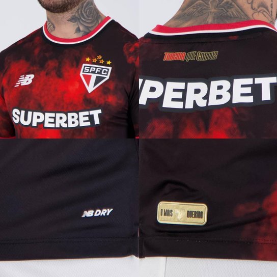 Camisa New Balance São Paulo III Comemorativa 2024 Jogador