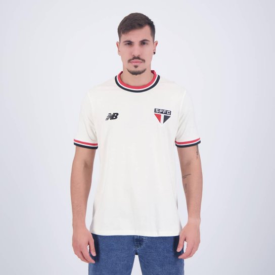 Camisa New Balance São Paulo Retro Off White