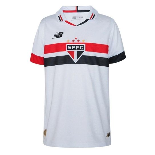 Camisa New Balance São Paulo Torcedor 2024/25 Juvenil - Branco 8