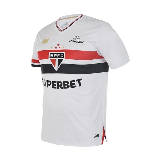 Camisa New Balance São Paulo Torcedor Home 2025 Masculina