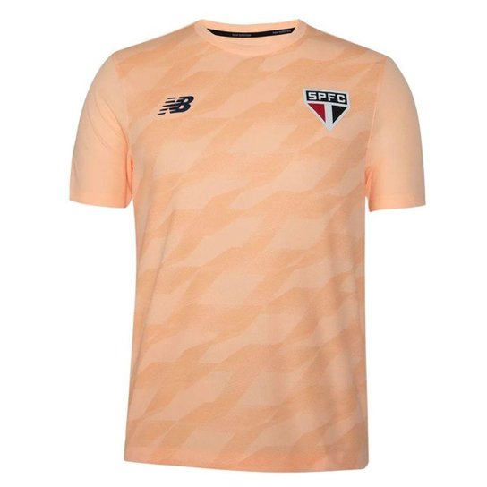 Camisa New Balance São Paulo Treino 2024/25 Masculina - Laranja 2GG