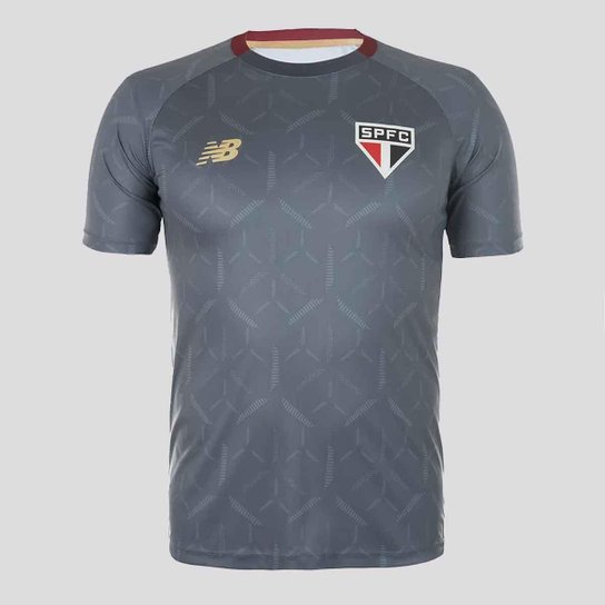 Camisa New Balance São Paulo Treino 2025 Cinza