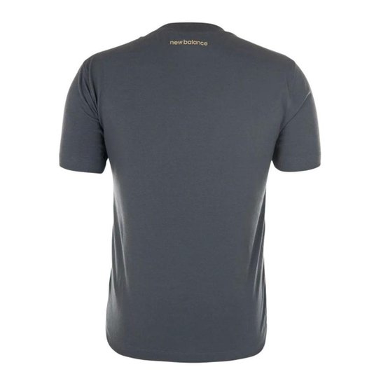 Camisa Polo New Balance São Paulo Viagem 2025/26 Masculina - Cinza 3GG