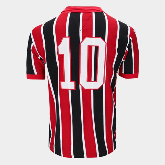 Camisa Polo Retrô São Paulo Athleta Masculina