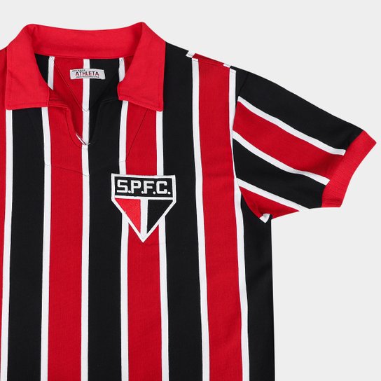 Camisa Polo Retrô São Paulo Athleta Masculina
