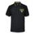 CAMISA PÓLO RETRÔMANIA SÃO PAULO OURO VINTAGE MASCULINA - Preto+Dourado