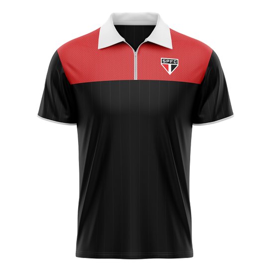 Camisa Polo São Paulo Braziline Volunteer Masculina