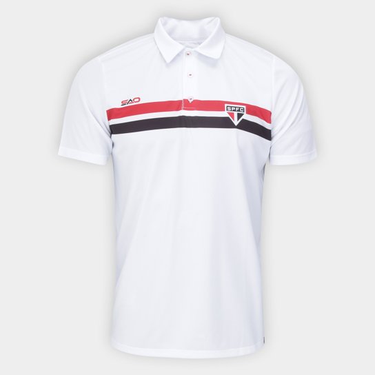 Camisa Polo São Paulo Casual Masculina