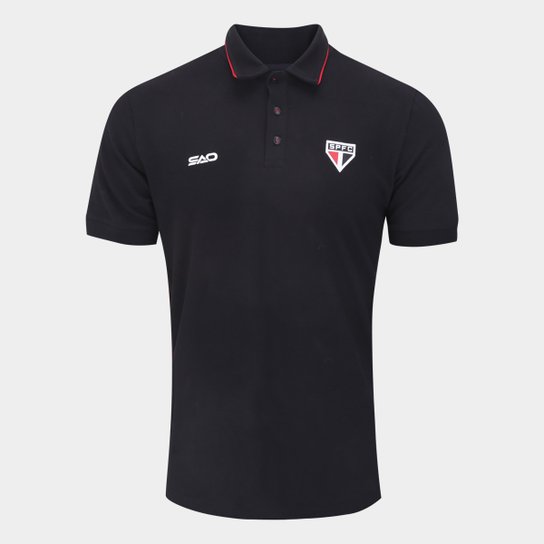 Camisa Polo São Paulo Escudo Masculina