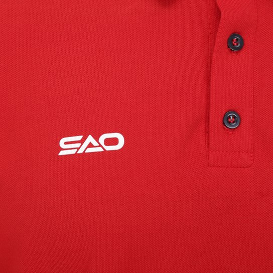 Camisa Polo São Paulo Escudo Masculina