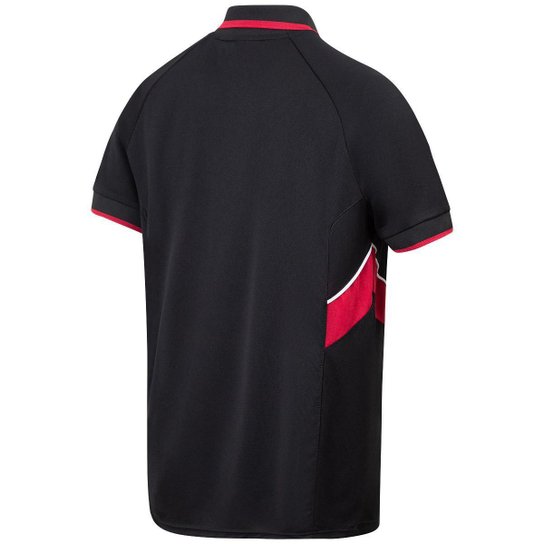 Camisa Polo São Paulo Rowland Preto Dry Masculina