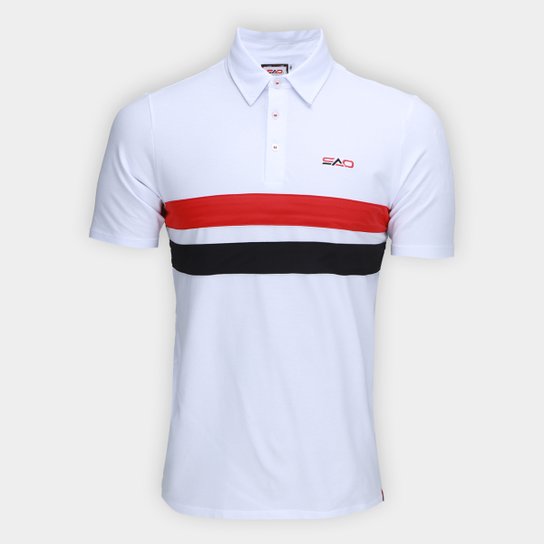 Camisa Polo São Paulo Tricolor Masculina