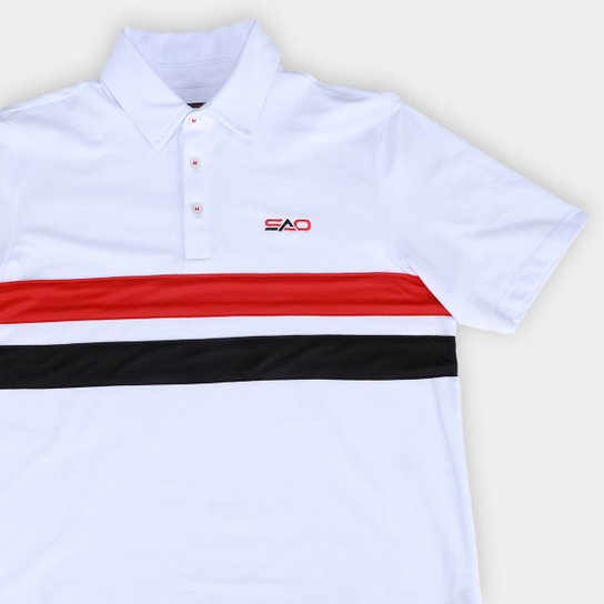 Camisa Polo São Paulo Tricolor Masculina