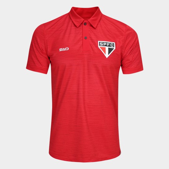 Camisa Polo São Paulo Tuas Glórias Masculina